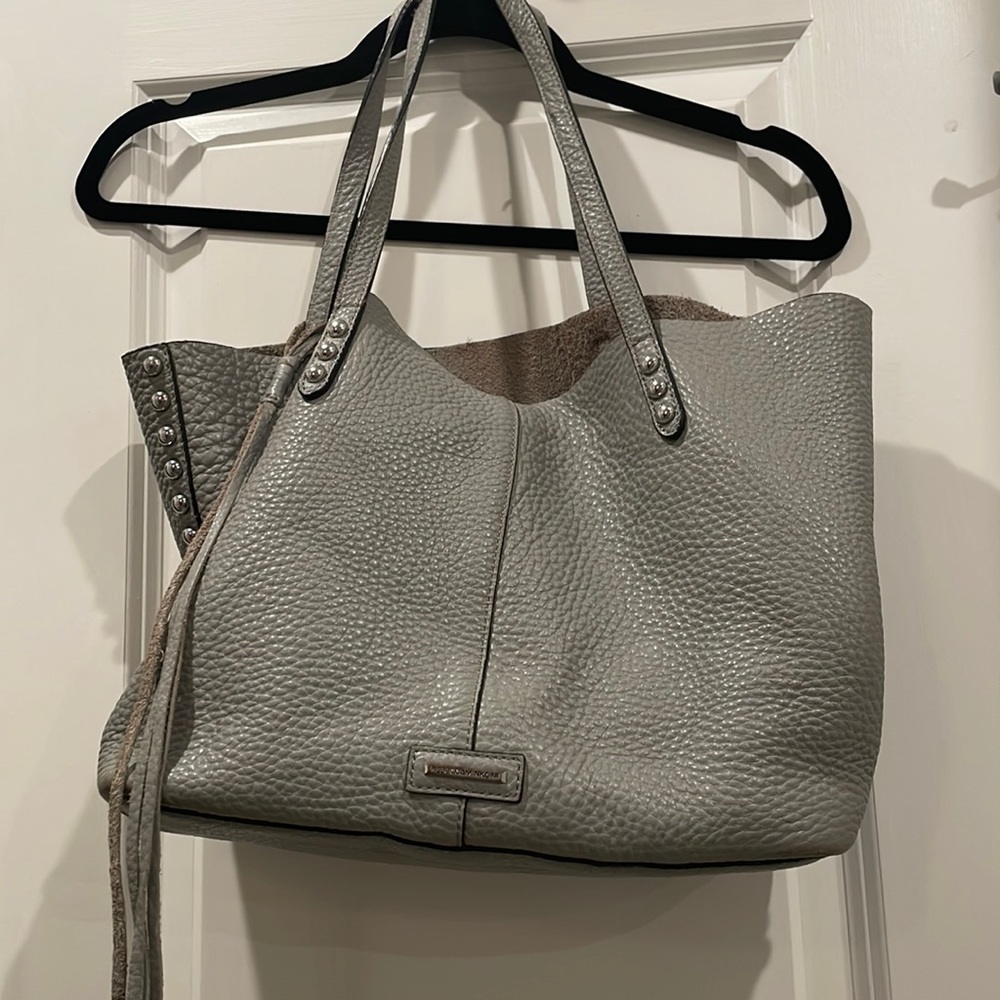 Grey Leather Rebecca Minkoff Bag